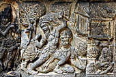 Prambanan - Ramayana reliefs of Shiva Temple. 